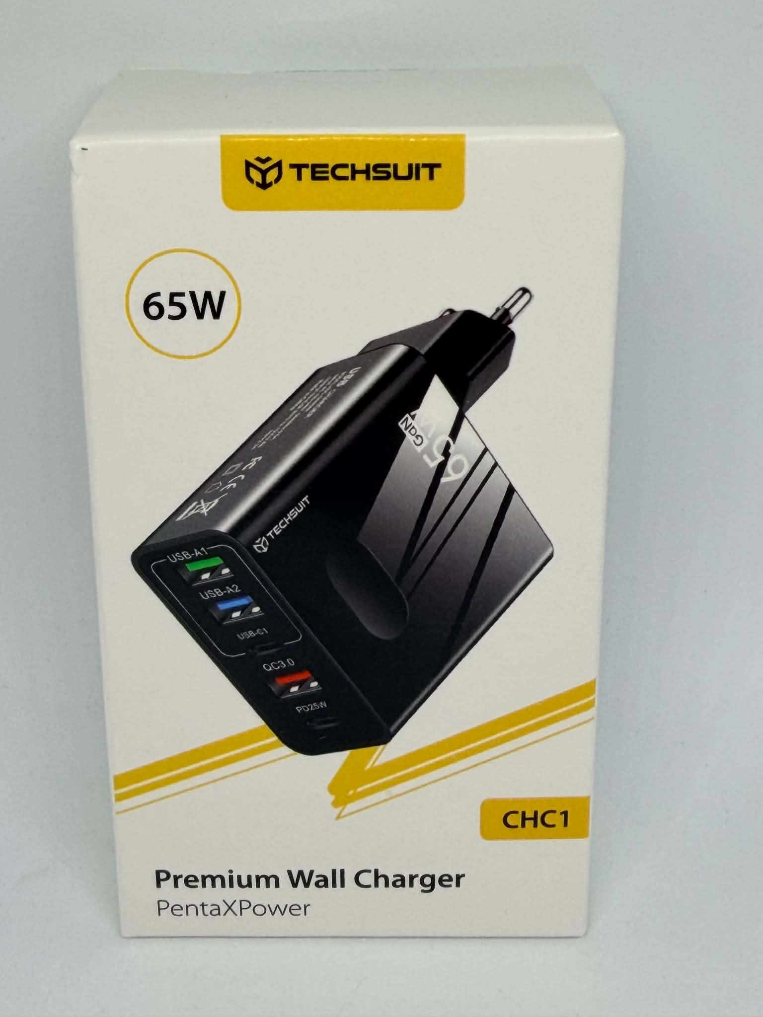 Techsuit CHC1 PentaXPower – Chargeur secteur 65 W