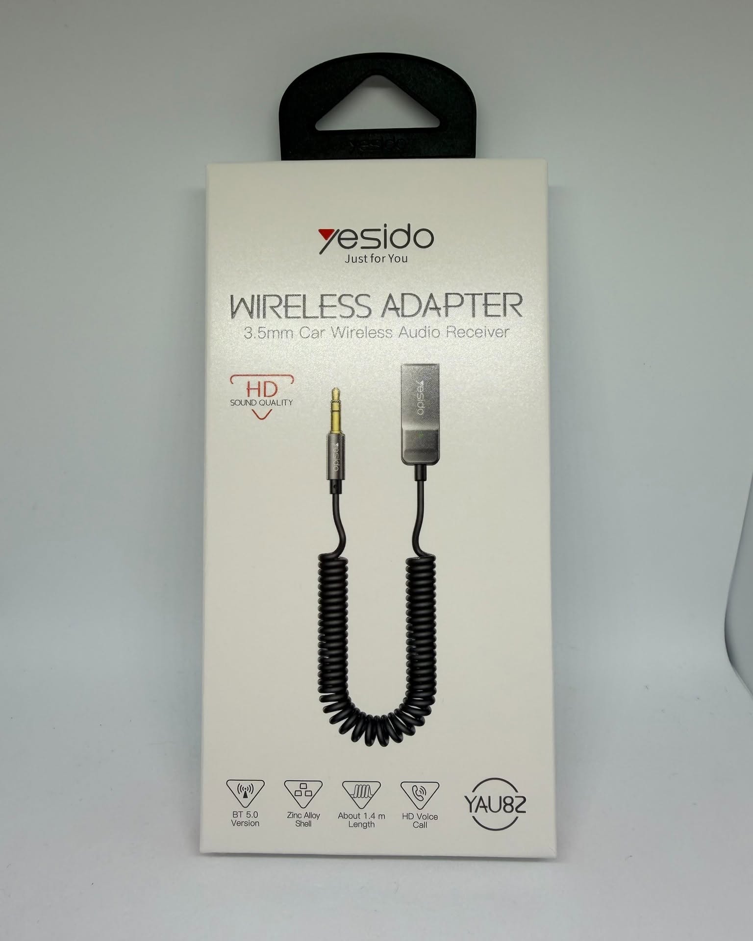 Adaptateur audio Bluetooth voiture Yesido YAU82 Jack 3,5 mm