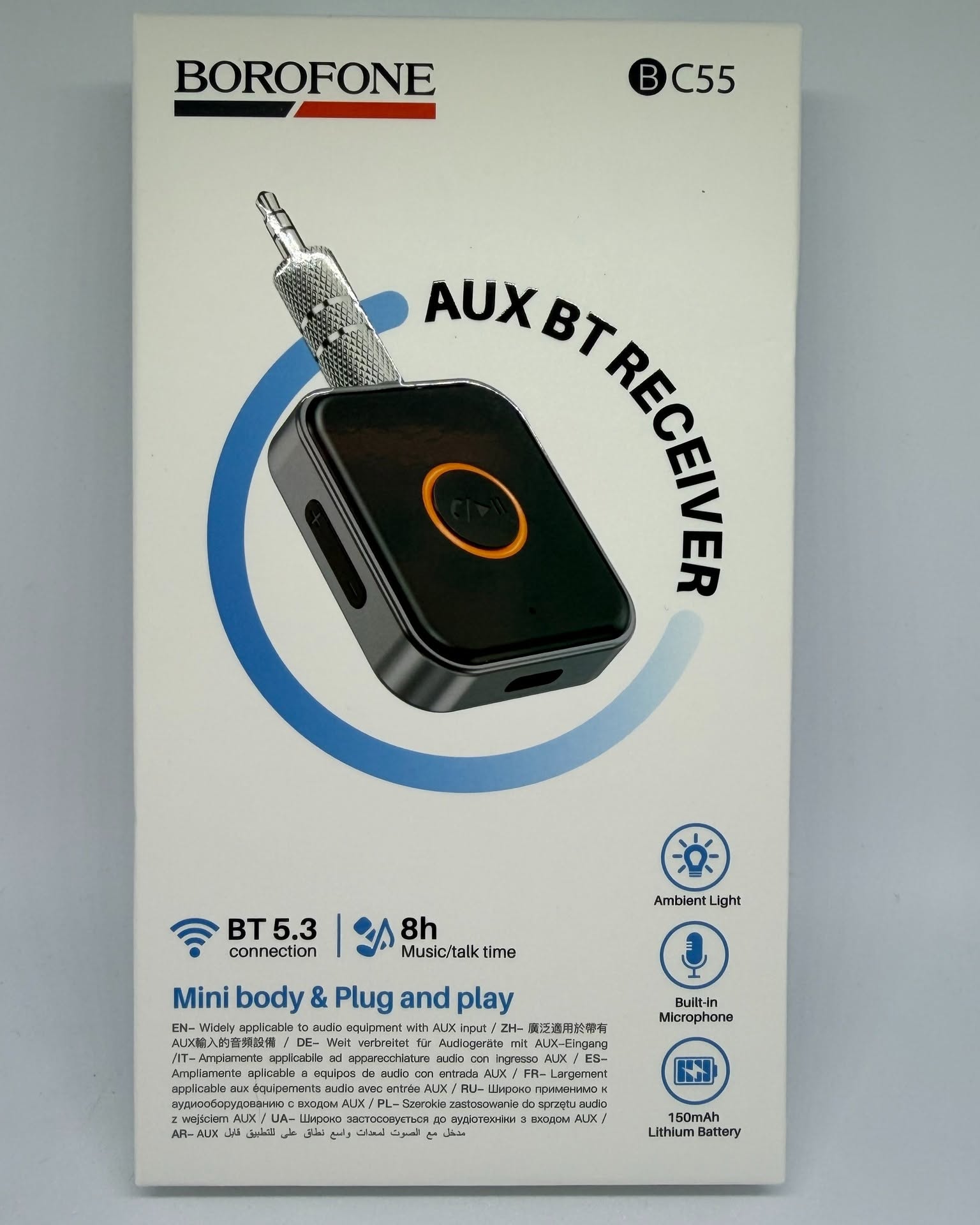 Récepteur Bluetooth AUX Borofone BC55 pour voiture