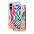Coque rose DIY Snake pour iPhone 16 6,1"