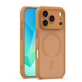 Coque magnétique marron pour iPhone 17 Pro Max 6,9" – Mag Matt