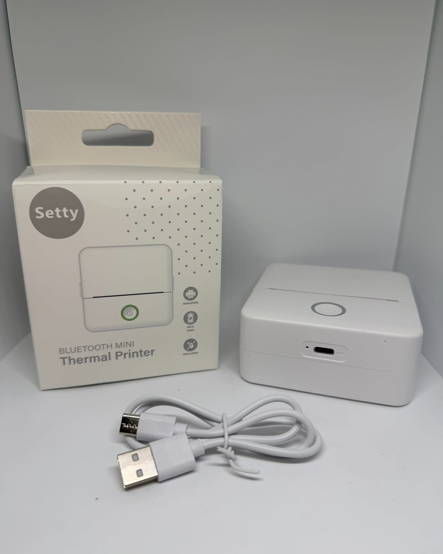 Mini imprimante thermique Bluetooth Setty DT1-0 – 57 mm
