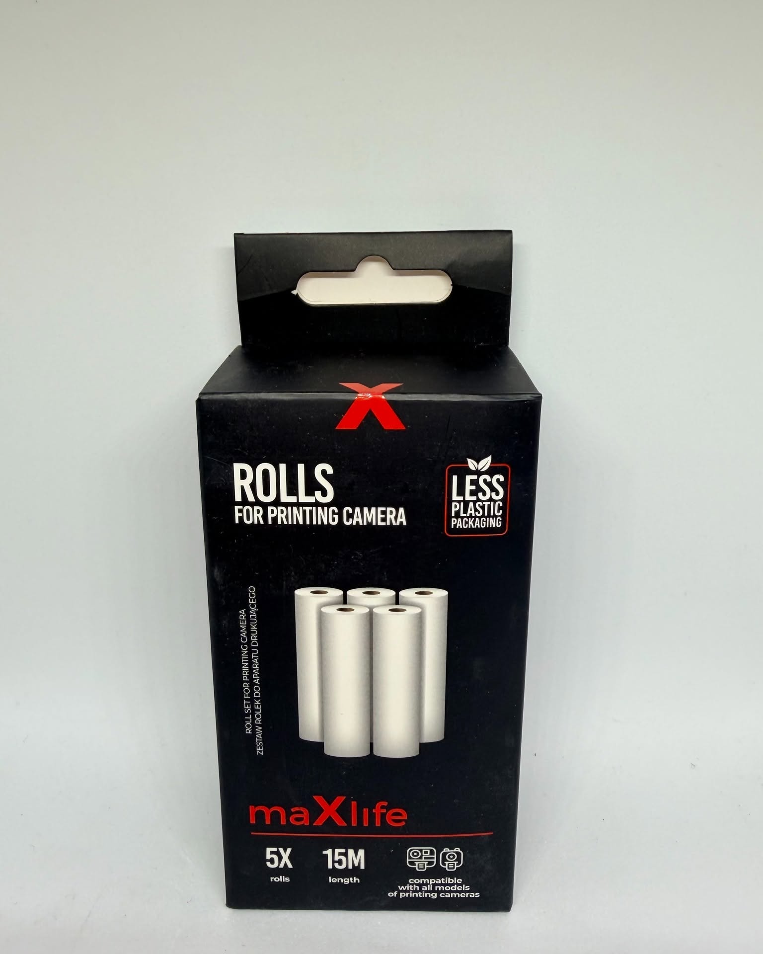 Lot de 5 rouleaux papier pour appareil photo imprimant – 57 mm x 3 m