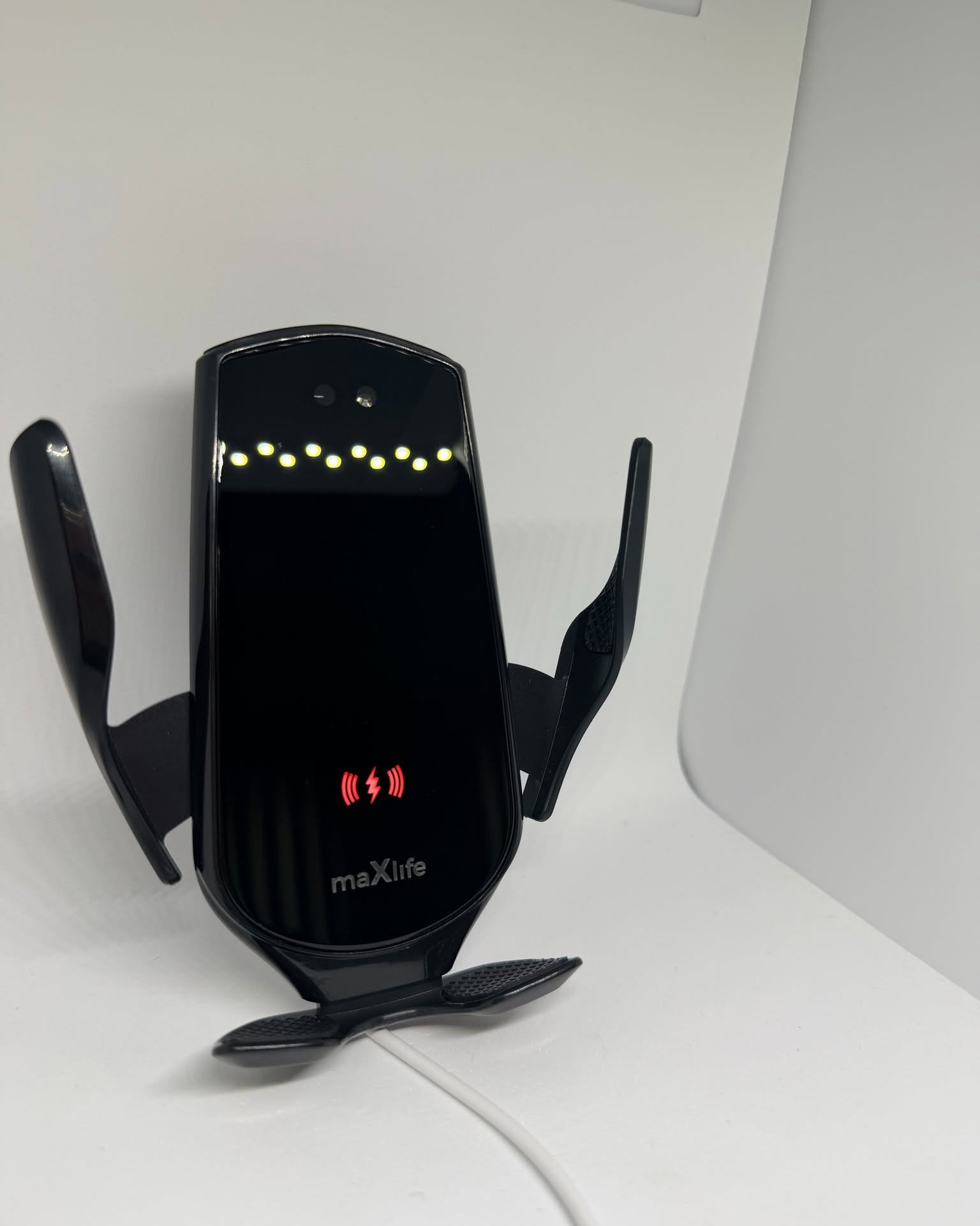 Support voiture automatique maXlife MXCH-08 avec charge sans fil 15 W