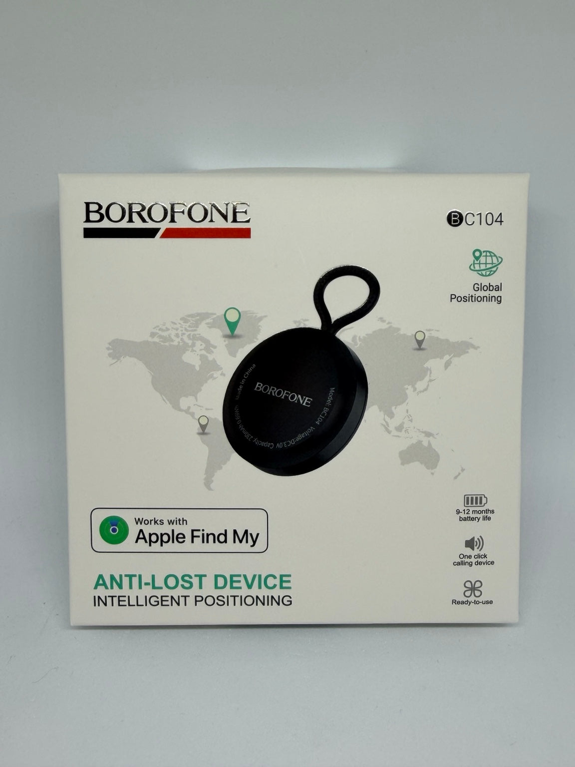 Localisateur anti-perte Borofone BC104 compatible Apple Find My
